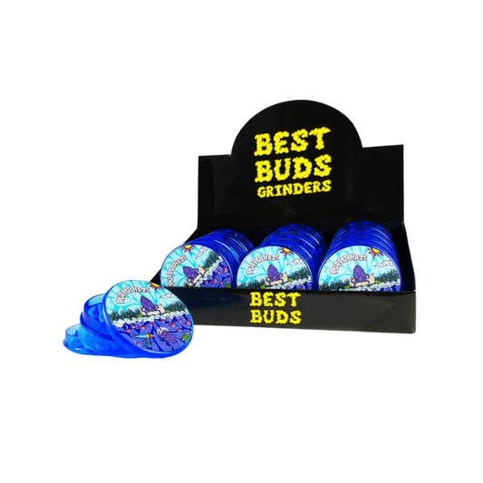 Best Buds Plastic Grinder Purple Haze 3 Parts - 50mm