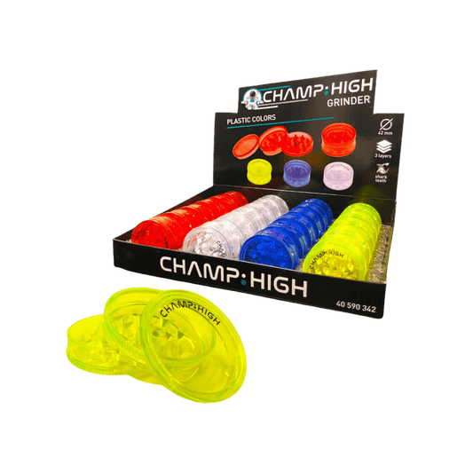Champ High Mini Plastic Grinder 3 Parts – 42mm