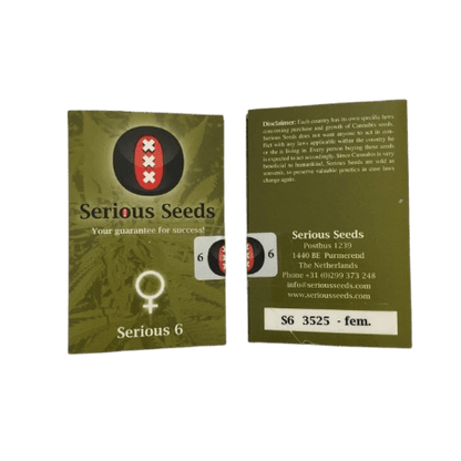 Serious Six Feminized Cannabis Seeds